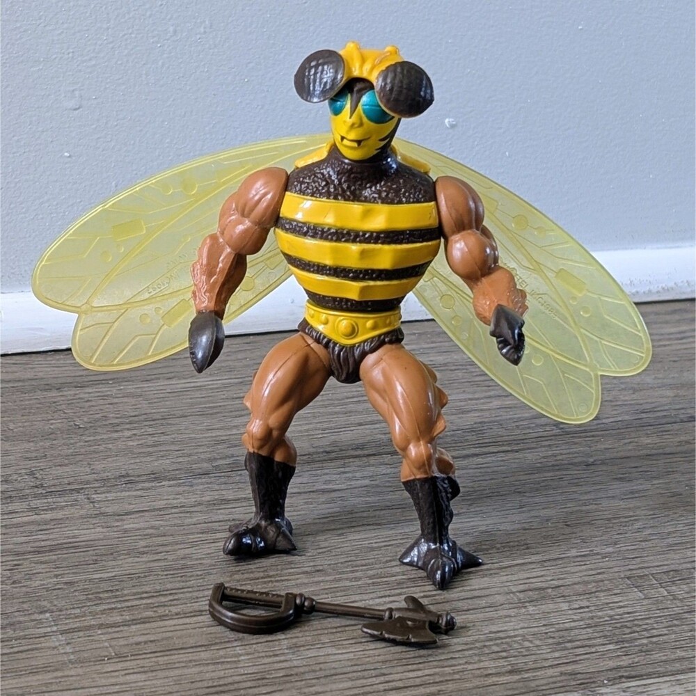 1983 He-Man Masters Of The Universe Buzz Off Bee Action Figure Vintage Complete